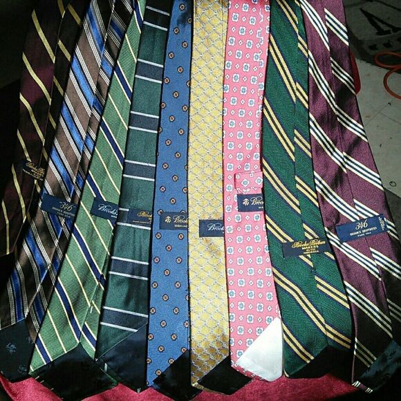 SOLD. BROOKS BROTHERS TIE LOT - Picture 2 of 2